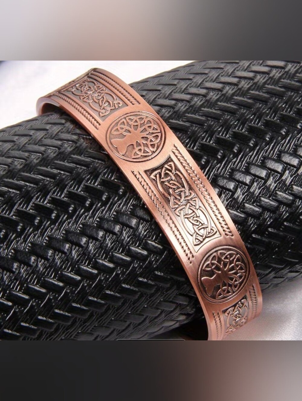 Copper Tree of Life Magnetic Therapy Bracelet, NIP - Picture 3 of 4